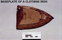Base-plate of a Clothing Iron